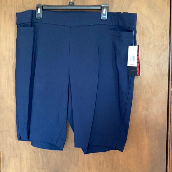 Briggs navy blue pull on short w comfort waistband and stretch 20W - Picture 3 of 17